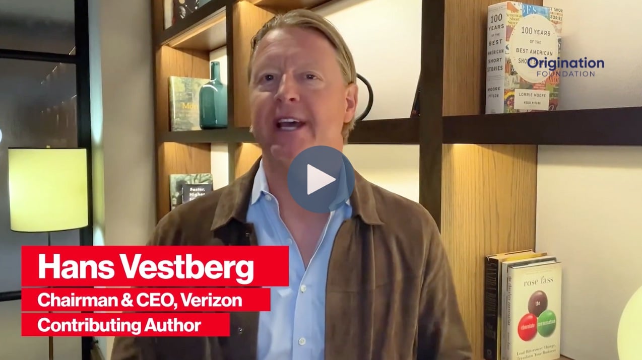 Hans Vestberg, CEO of Verizon and co-author of Hope for Life on Our Planet